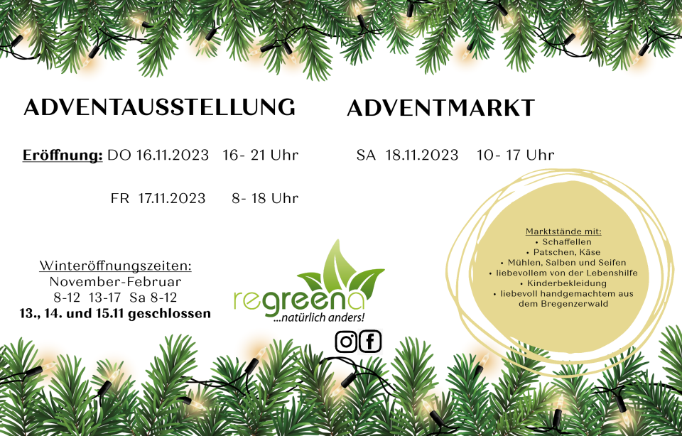 Flyer Adventmarkt